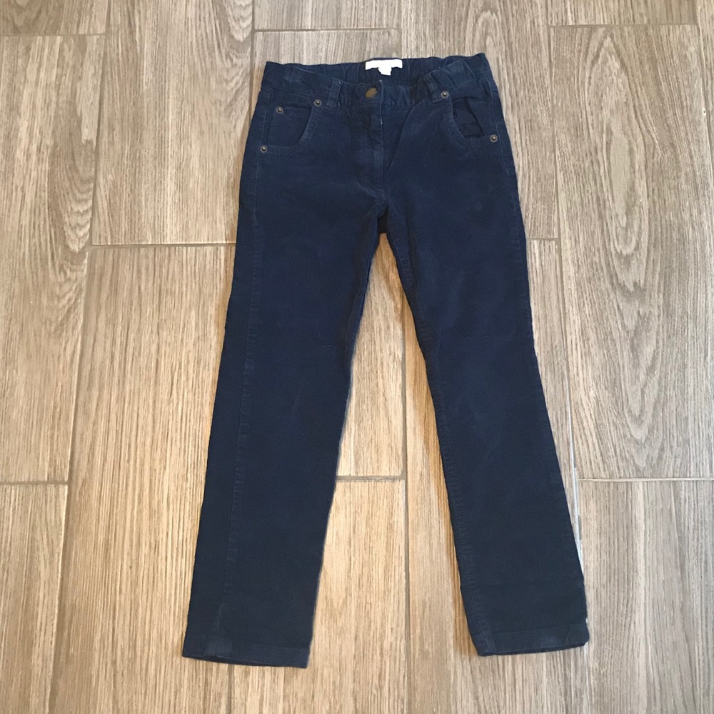 EUC Marie Chantal Blue Straight Cut Corduroy Pants